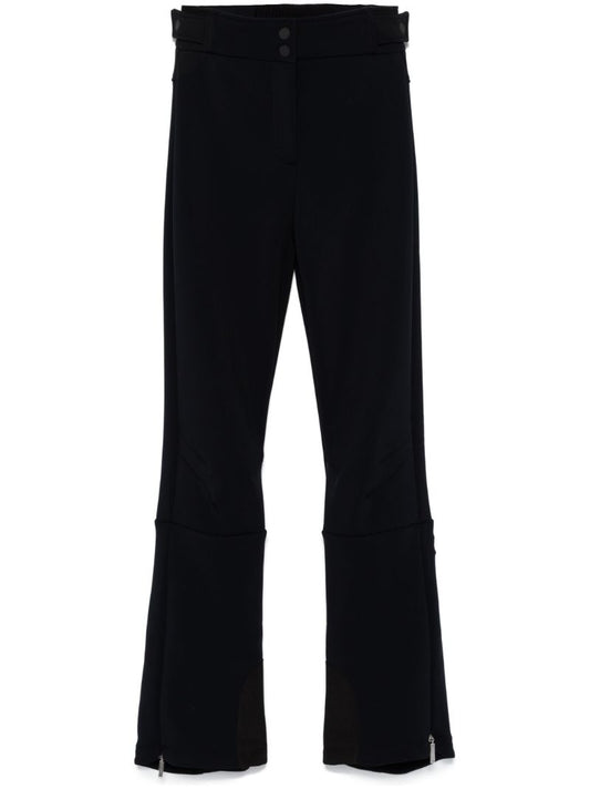 Black Slim-cut Ski Trousers