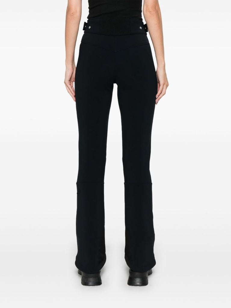Black Slim-cut Ski Trousers