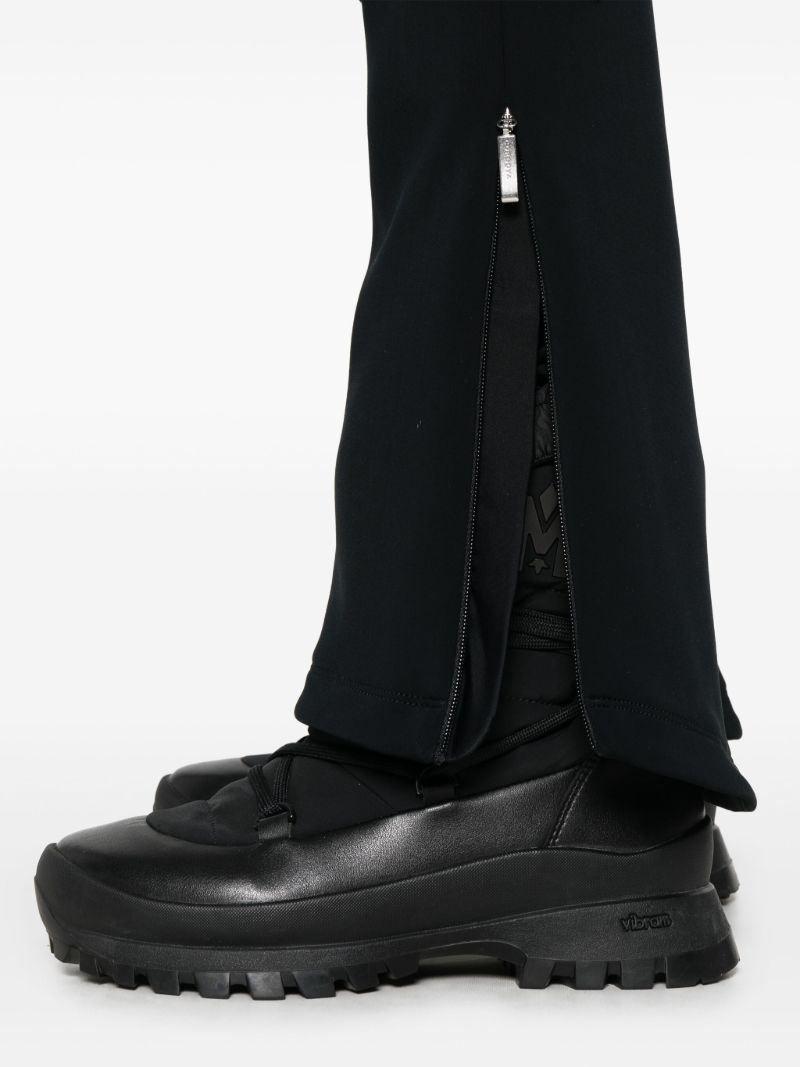 Black Slim-cut Ski Trousers