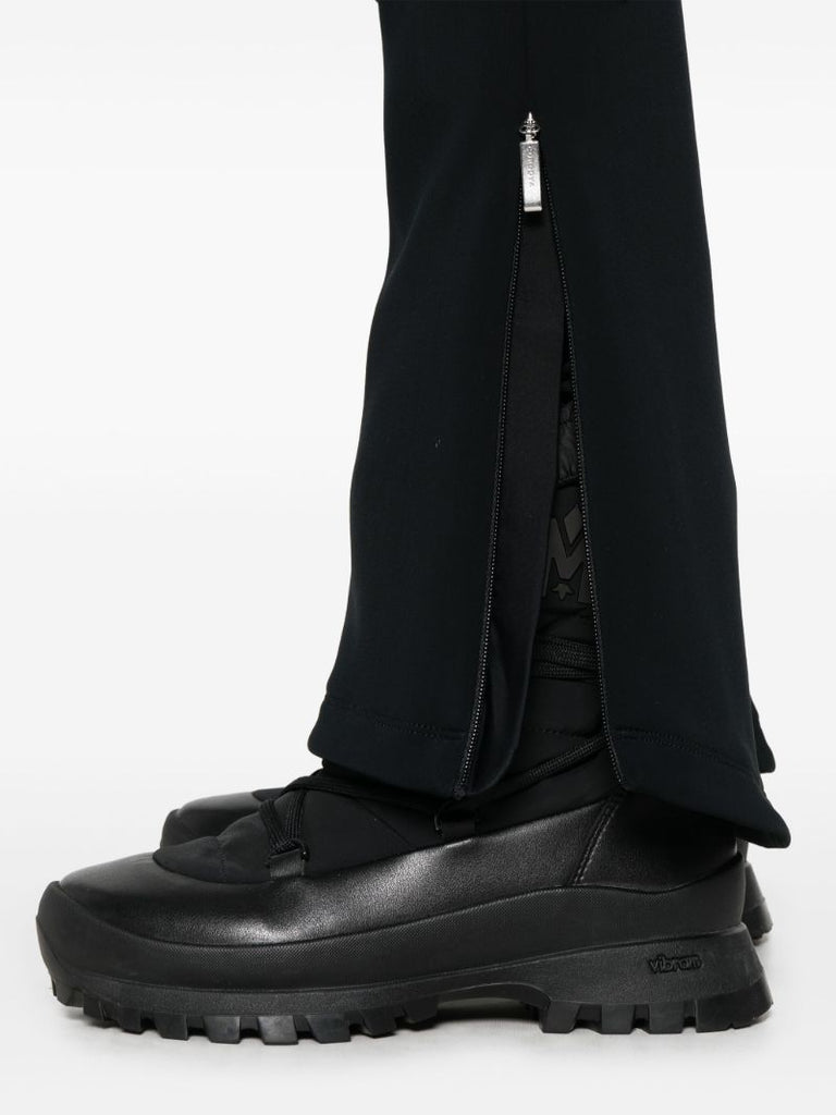 Black Slim-cut Ski Trousers