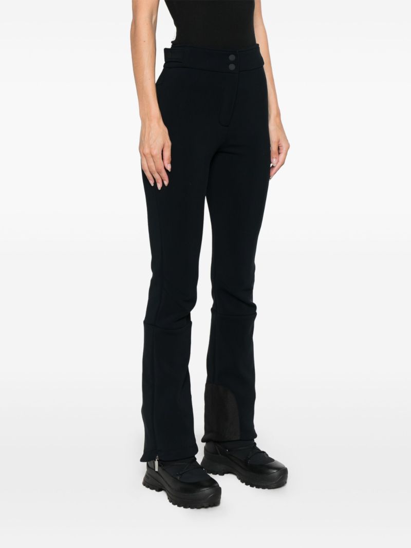 Black Slim-cut Ski Trousers