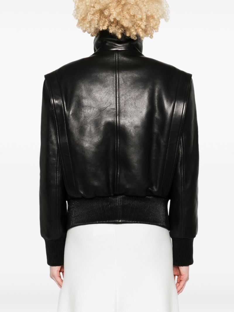 Double-breasted Leather Jacket
