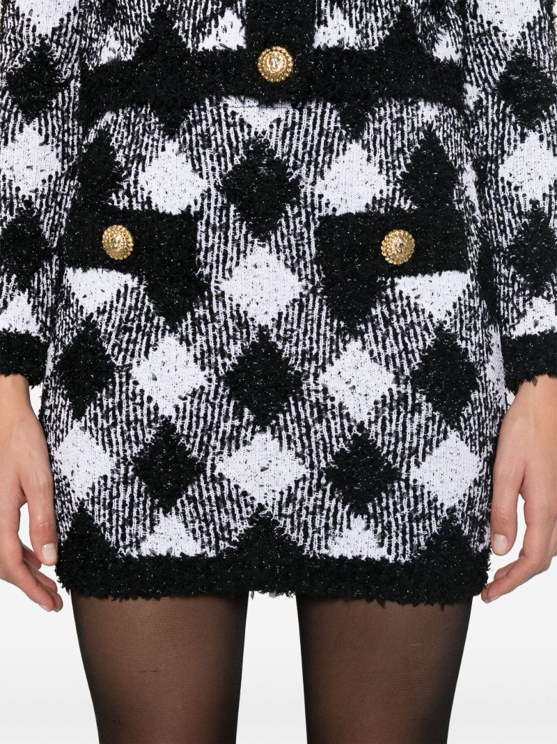 Checked Mini Skirt