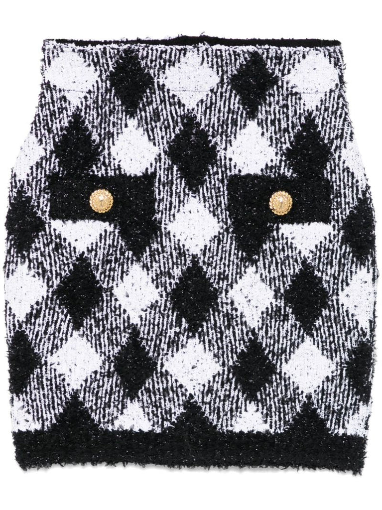 Checked Mini Skirt