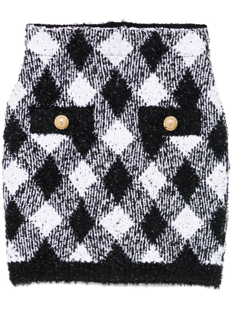 Checked Mini Skirt