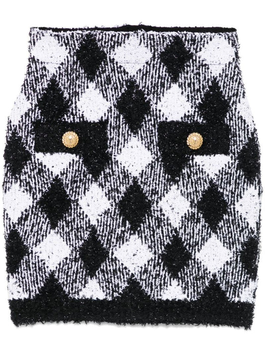 Checked Mini Skirt