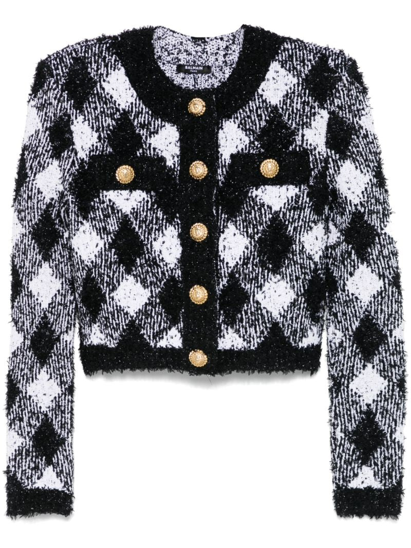 Gingham Tweed Jacket