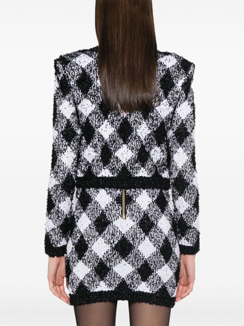Gingham Tweed Jacket