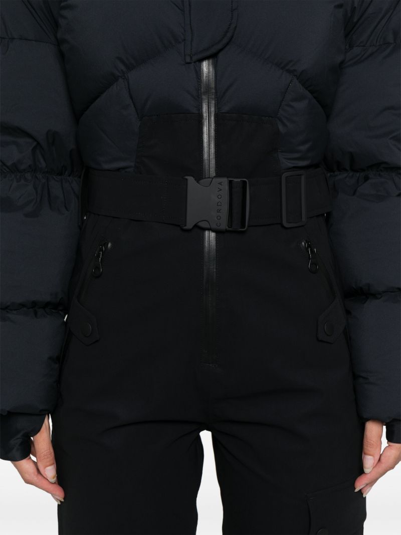Black Padded Ski Suit