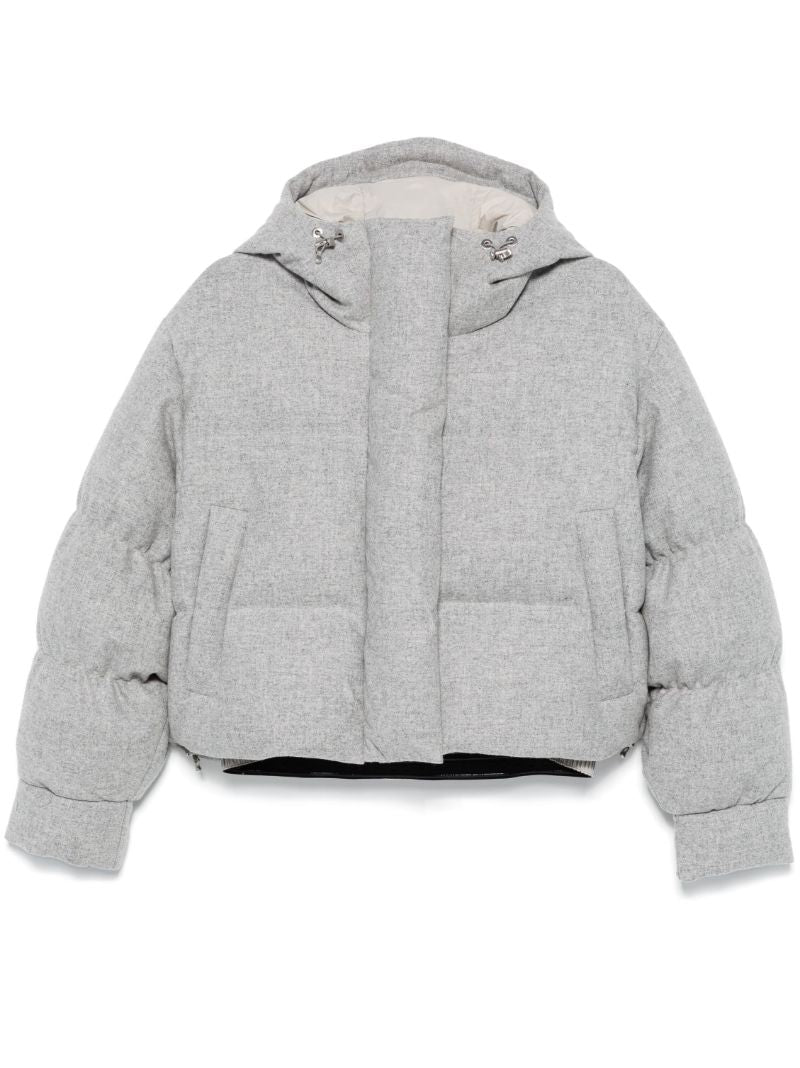 Grey Padded Ski Jacket