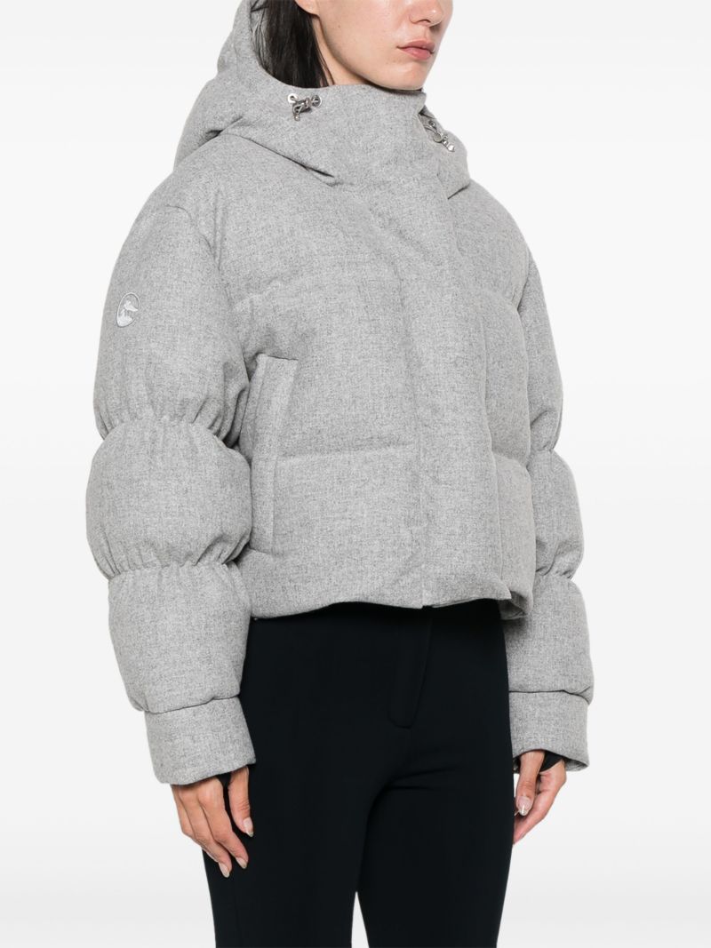 Grey Padded Ski Jacket