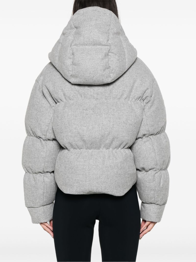 Grey Padded Ski Jacket