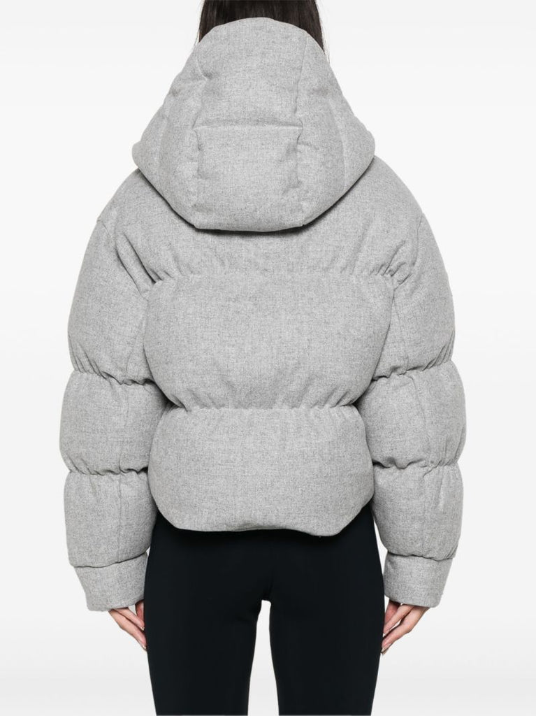 Grey Padded Ski Jacket