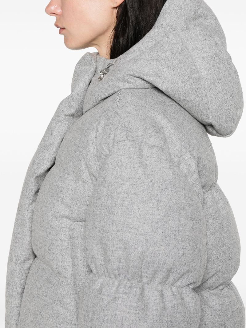 Grey Padded Ski Jacket