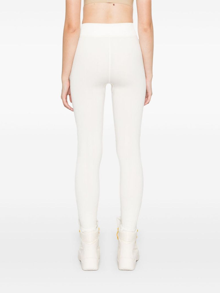 White Lyocell Ski Leggings