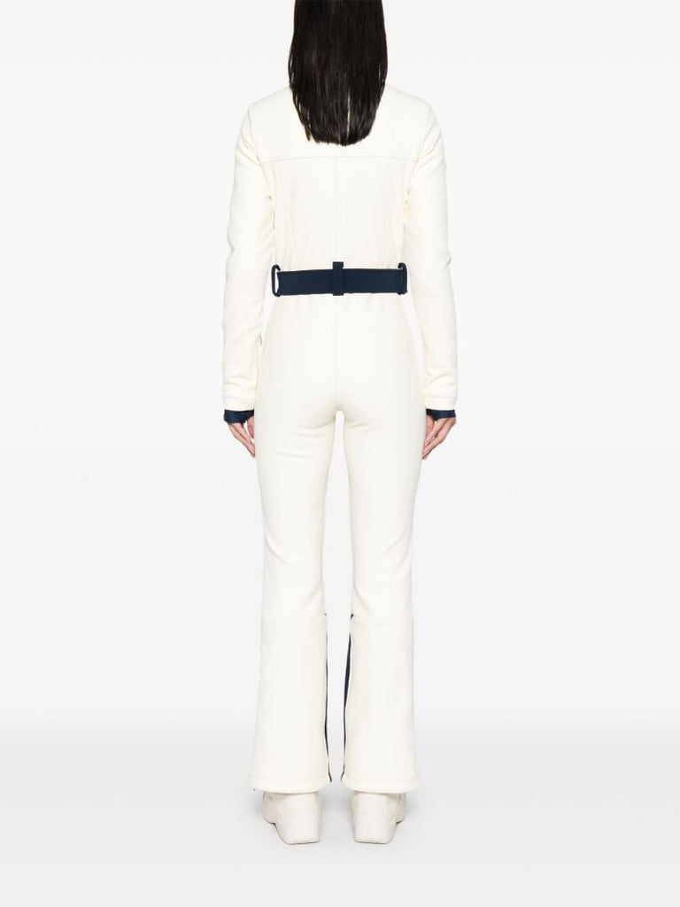 Blue Colour-block Ski Suit
