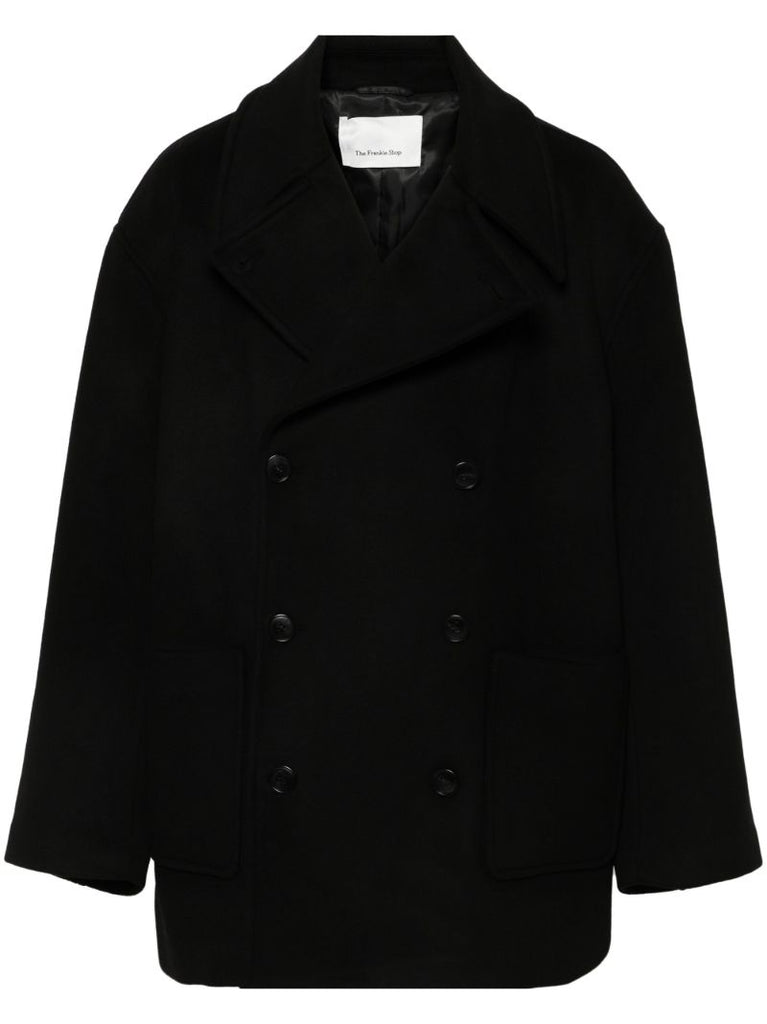 Black Double-breasted Coat