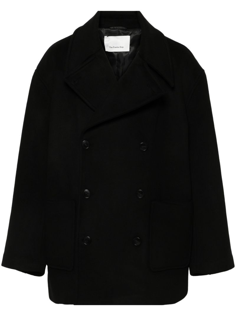 Black Double-breasted Coat
