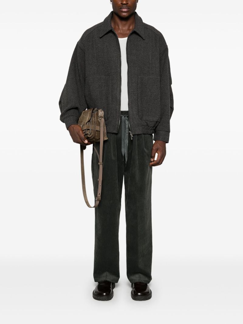 Grey Corduroy Trousers
