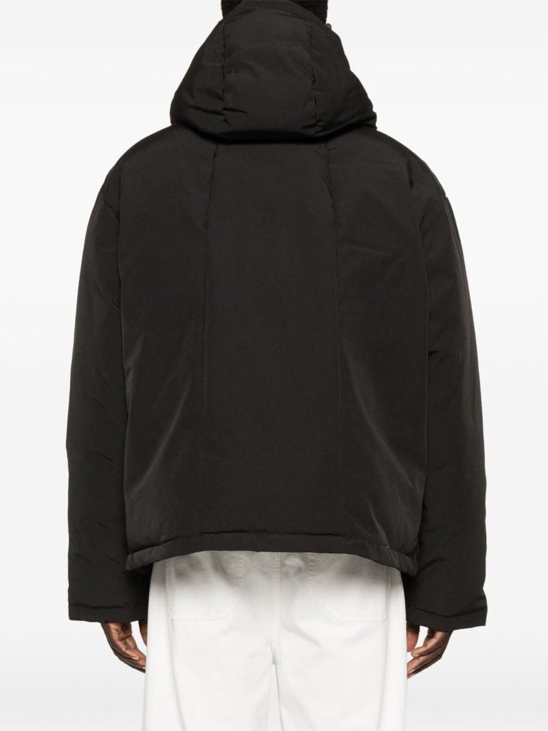 Drawstring Hood Padded Jacket