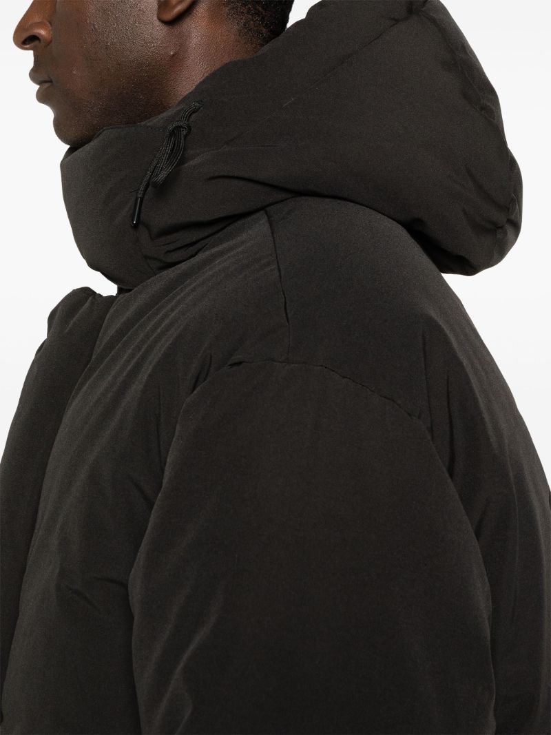 Drawstring Hood Padded Jacket
