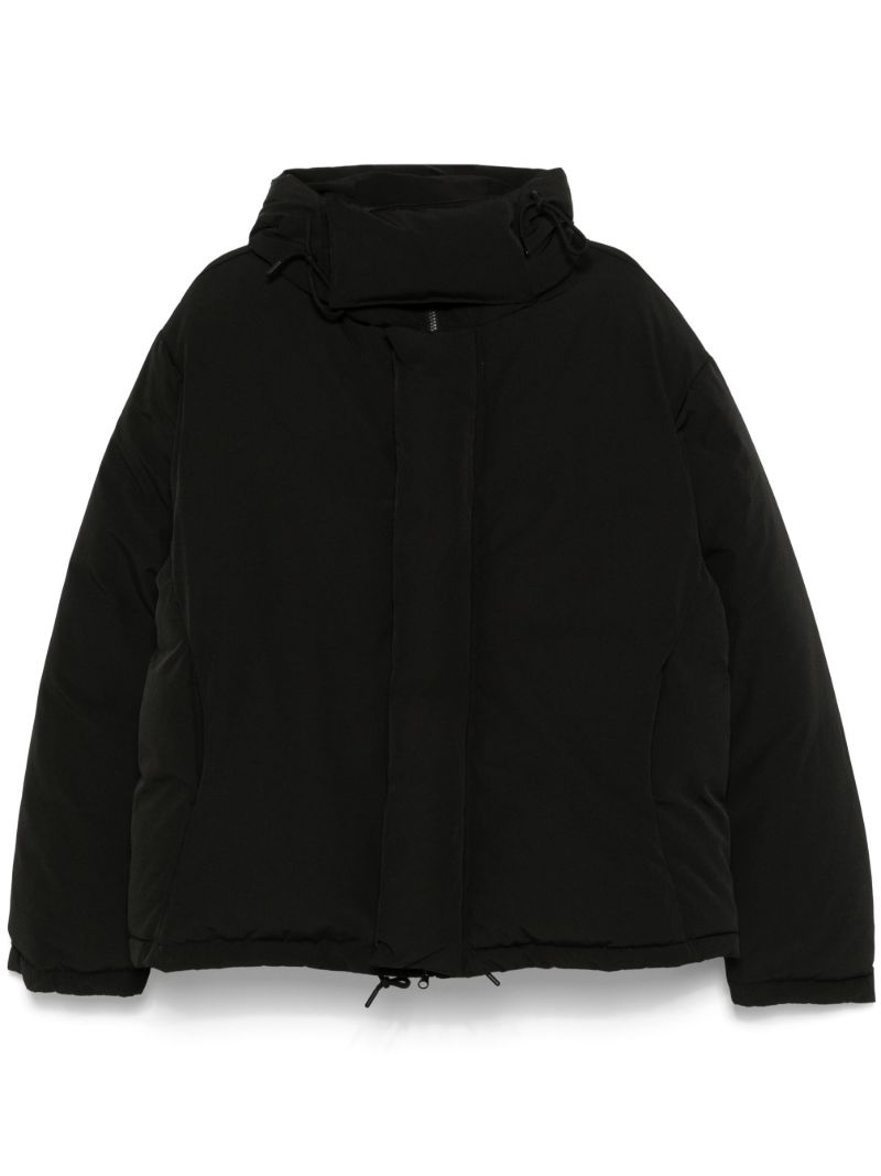 Drawstring Hood Padded Jacket