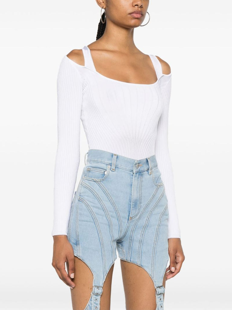 Sculpting-knit Bodysuit