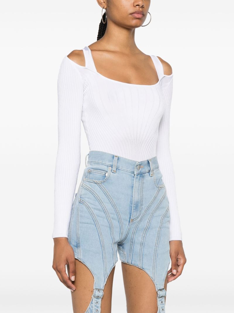 Sculpting-knit Bodysuit