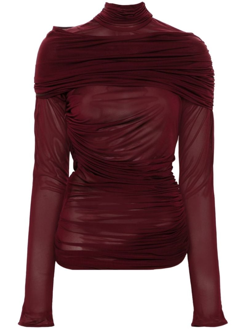 Ruched Layered Top