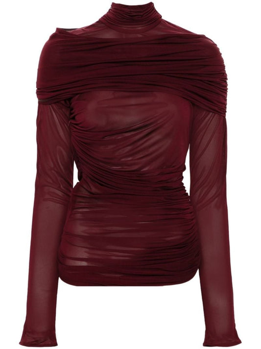 Ruched Layered Top