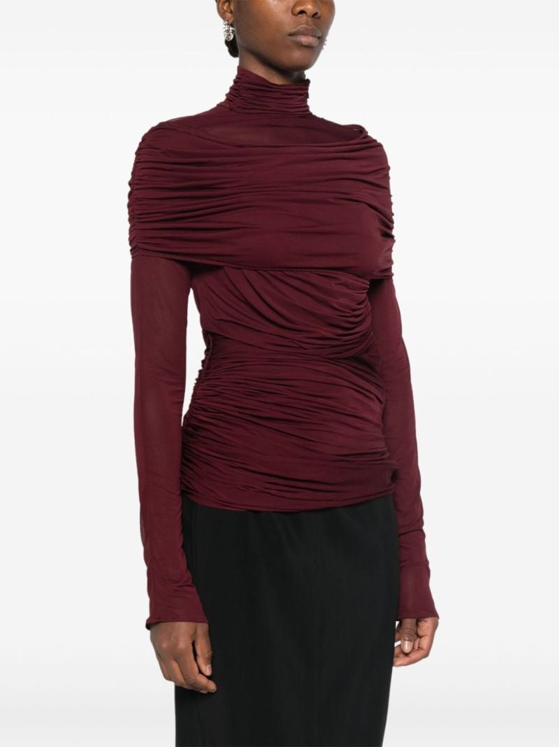 Ruched Layered Top