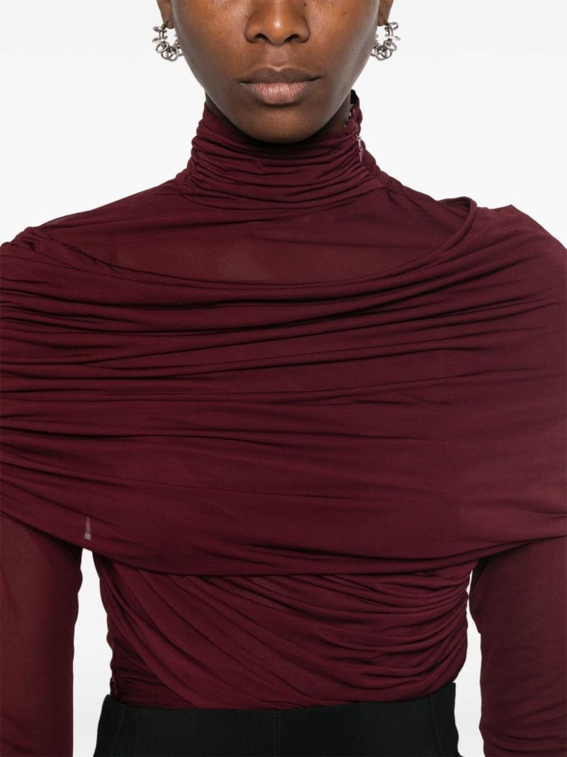 Ruched Layered Top
