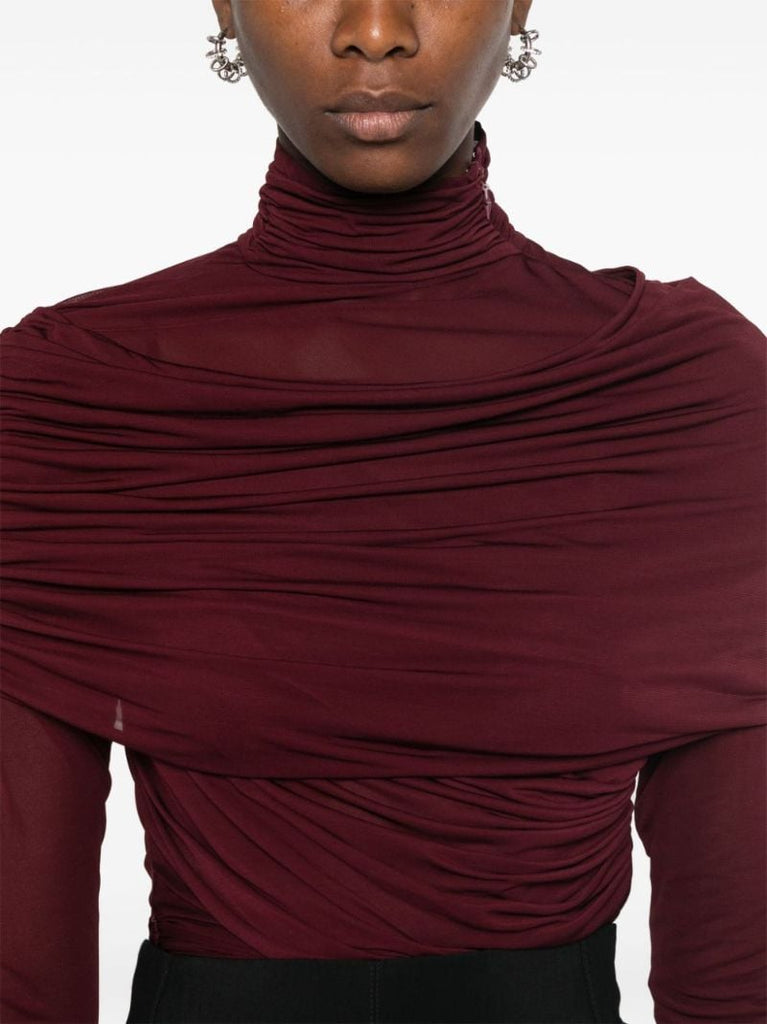 Ruched Layered Top