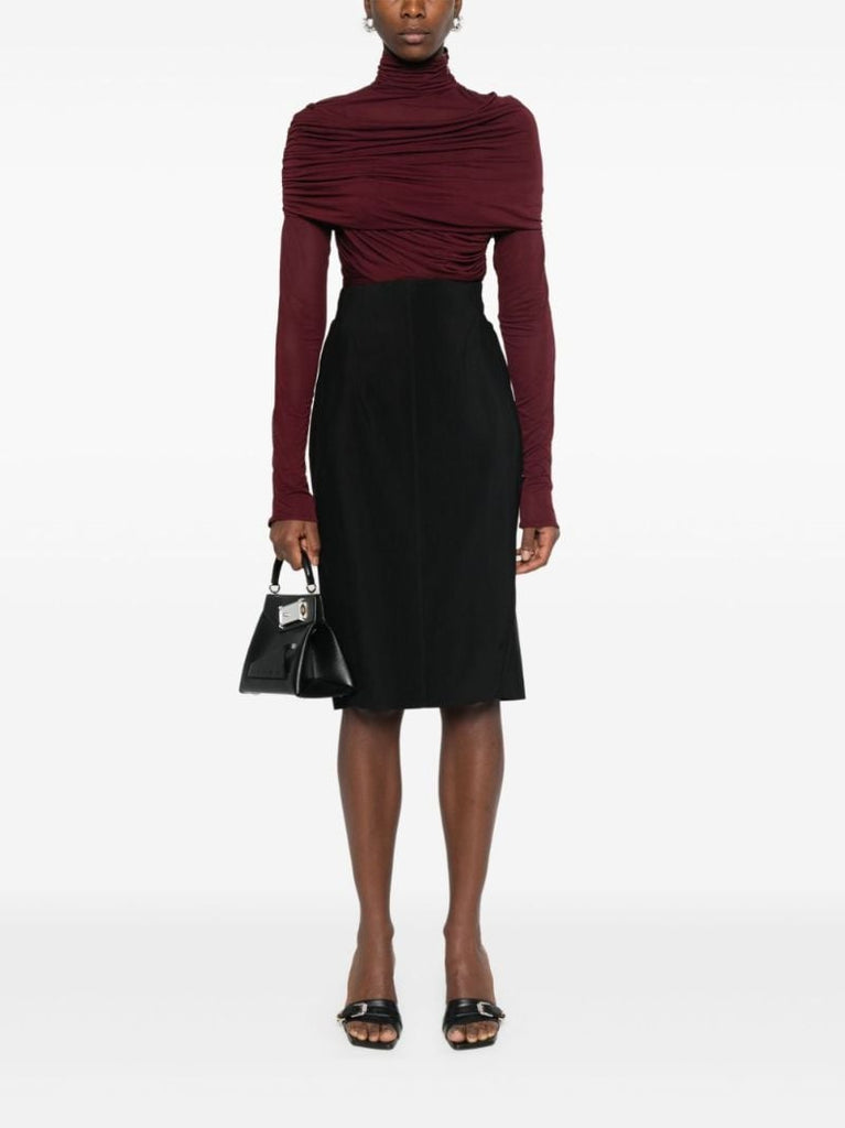 Ruched Layered Top