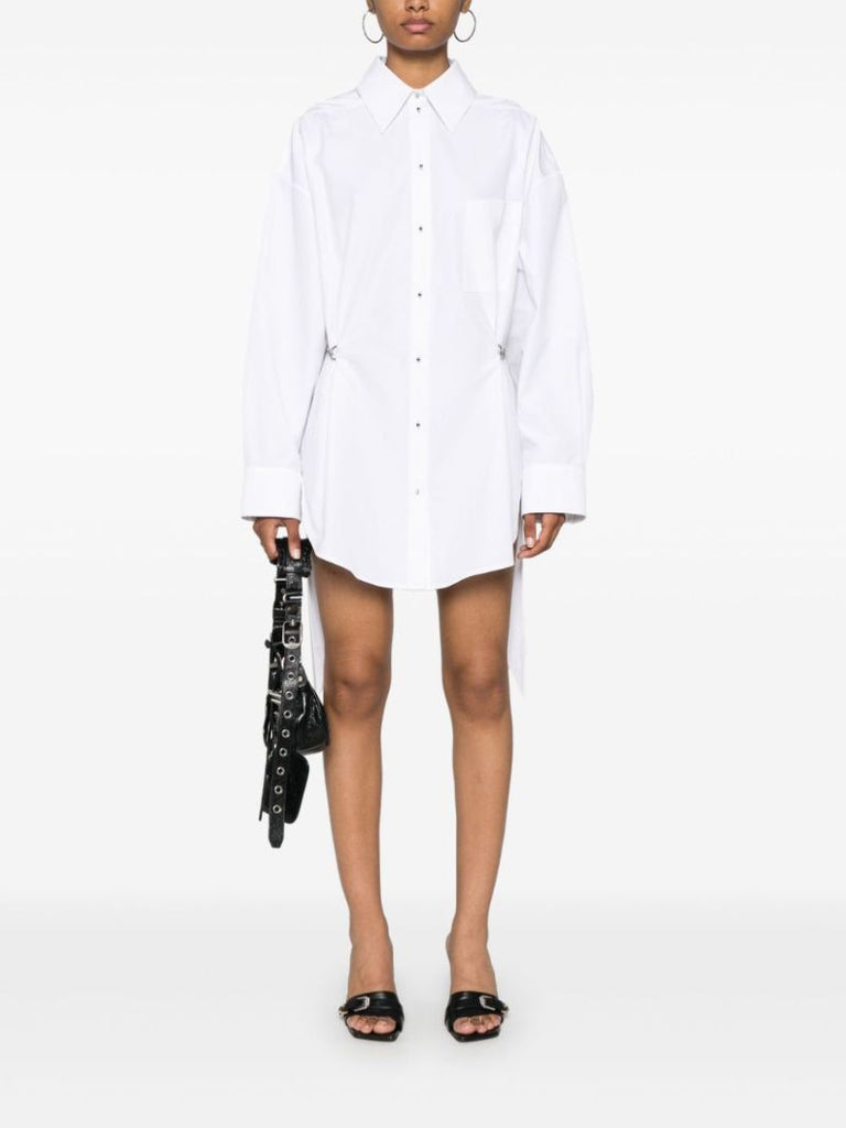 Cotton Shirt Mini Dress