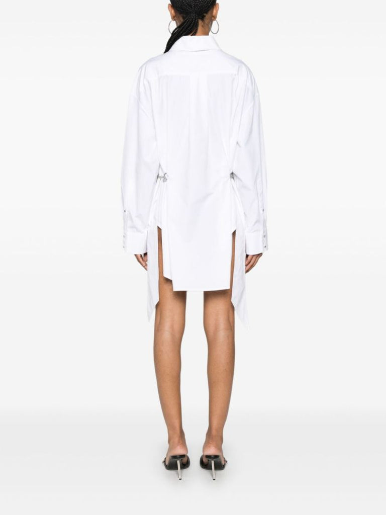 Cotton Shirt Mini Dress