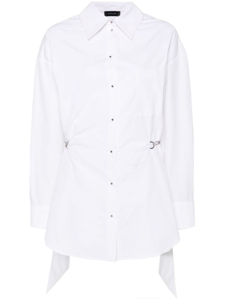 Cotton Shirt Mini Dress