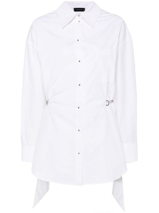 Cotton Shirt Mini Dress