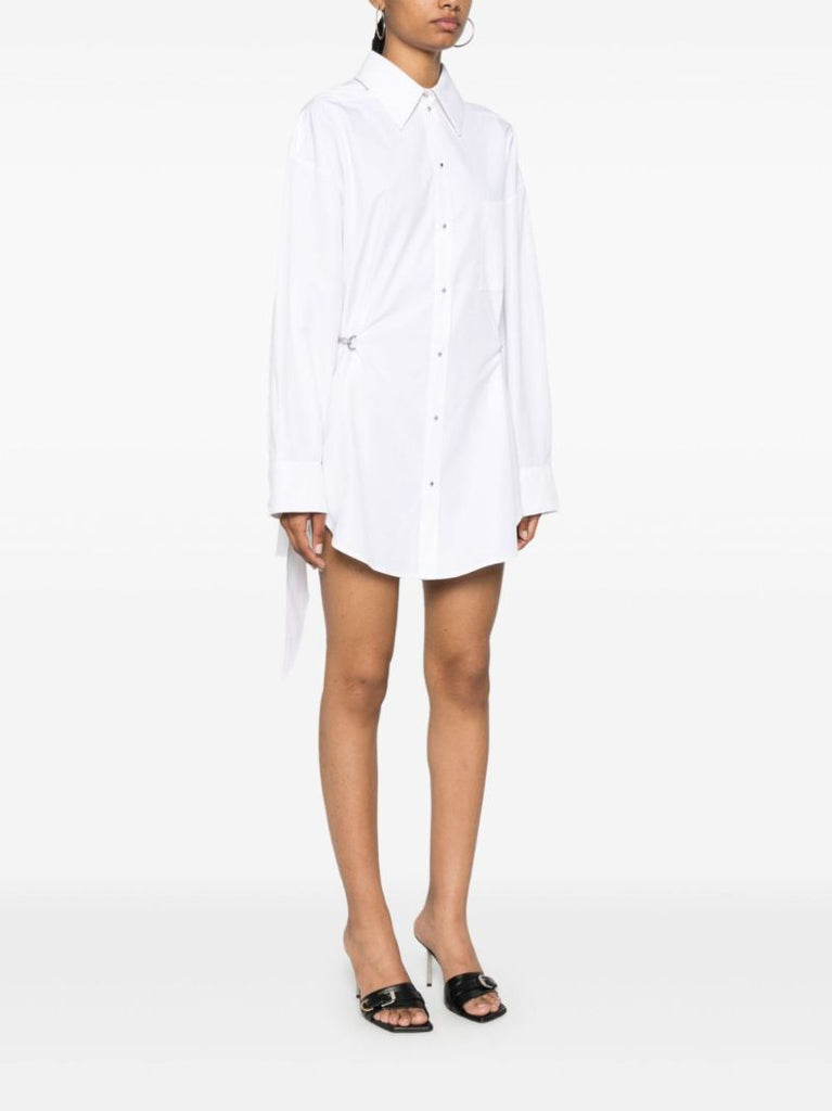 Cotton Shirt Mini Dress