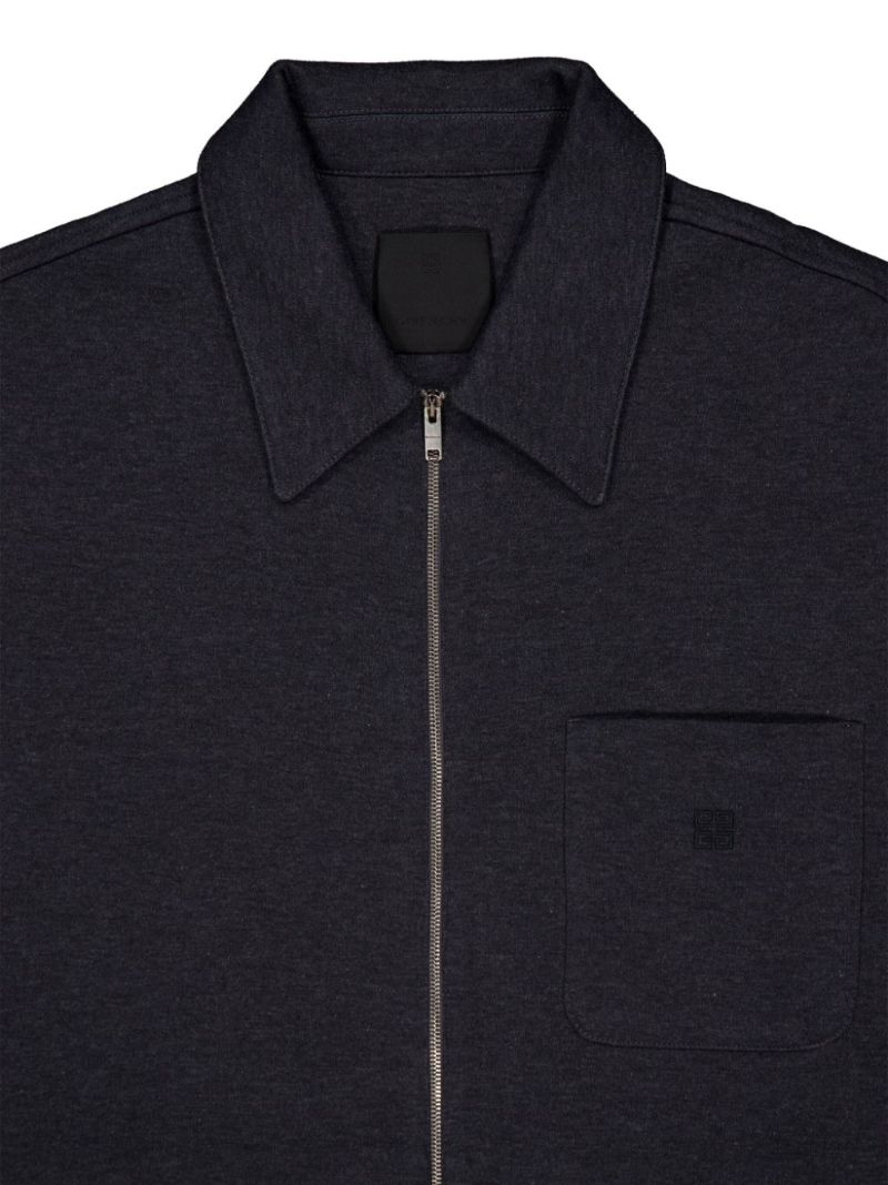 4d Detail Zip Shirt