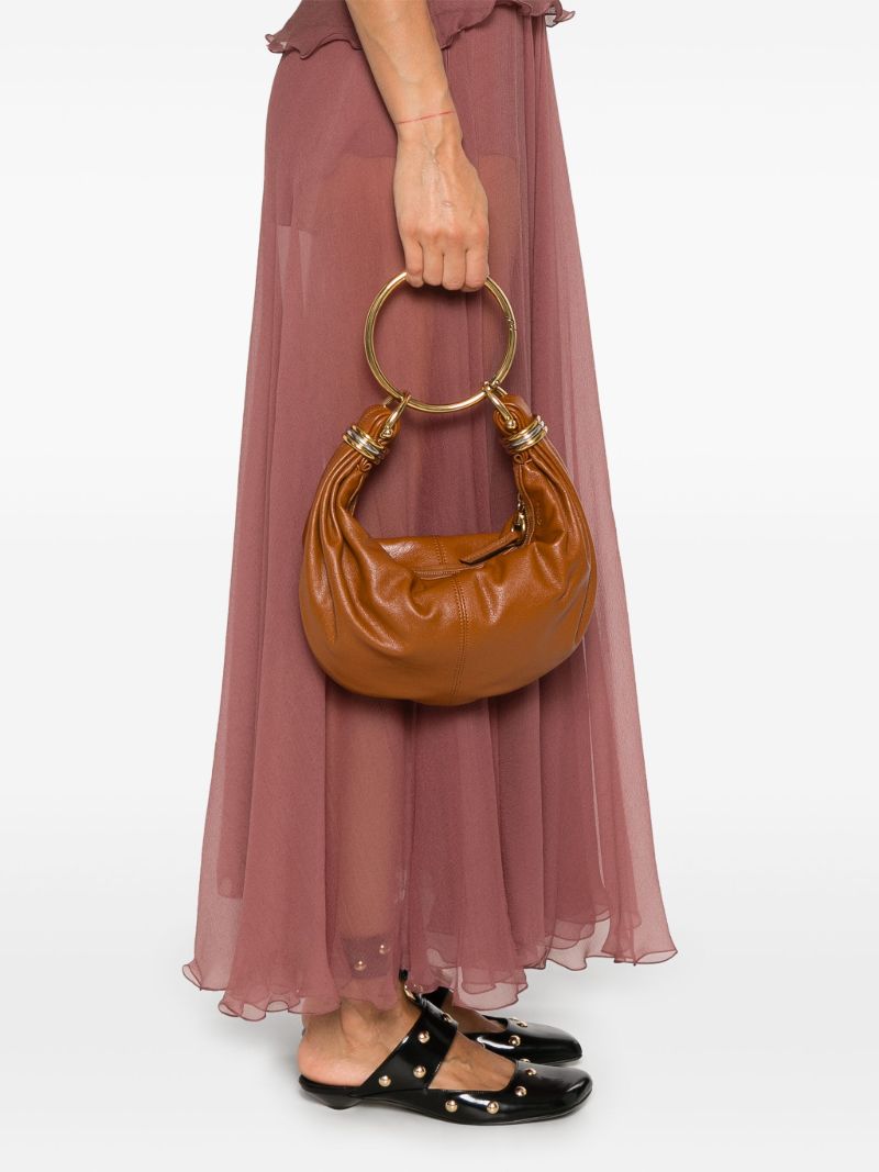 Brown Hobo Small Tote Bag