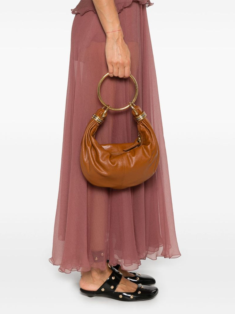 Brown Hobo Small Tote Bag