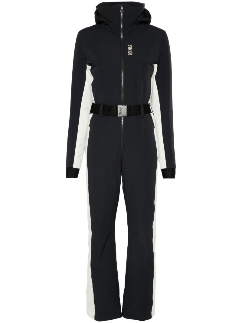 Logo Print Ski Suit