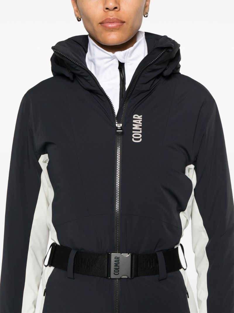 Logo Print Ski Suit