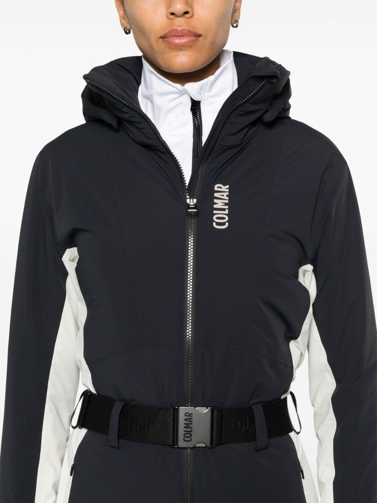 Logo Print Ski Suit