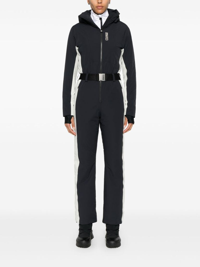 Logo Print Ski Suit