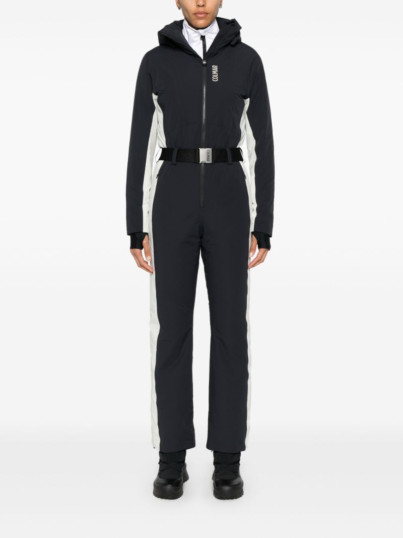 Logo Print Ski Suit