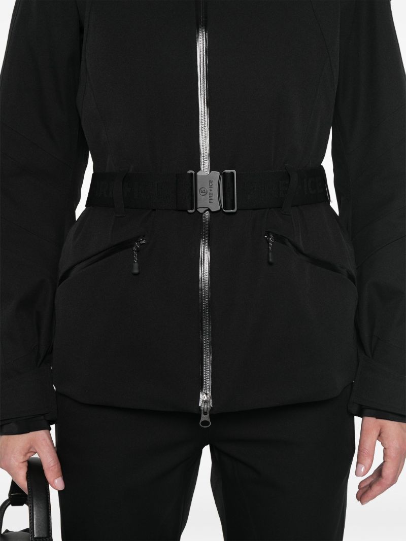 Belted Hooded Ski Jacket