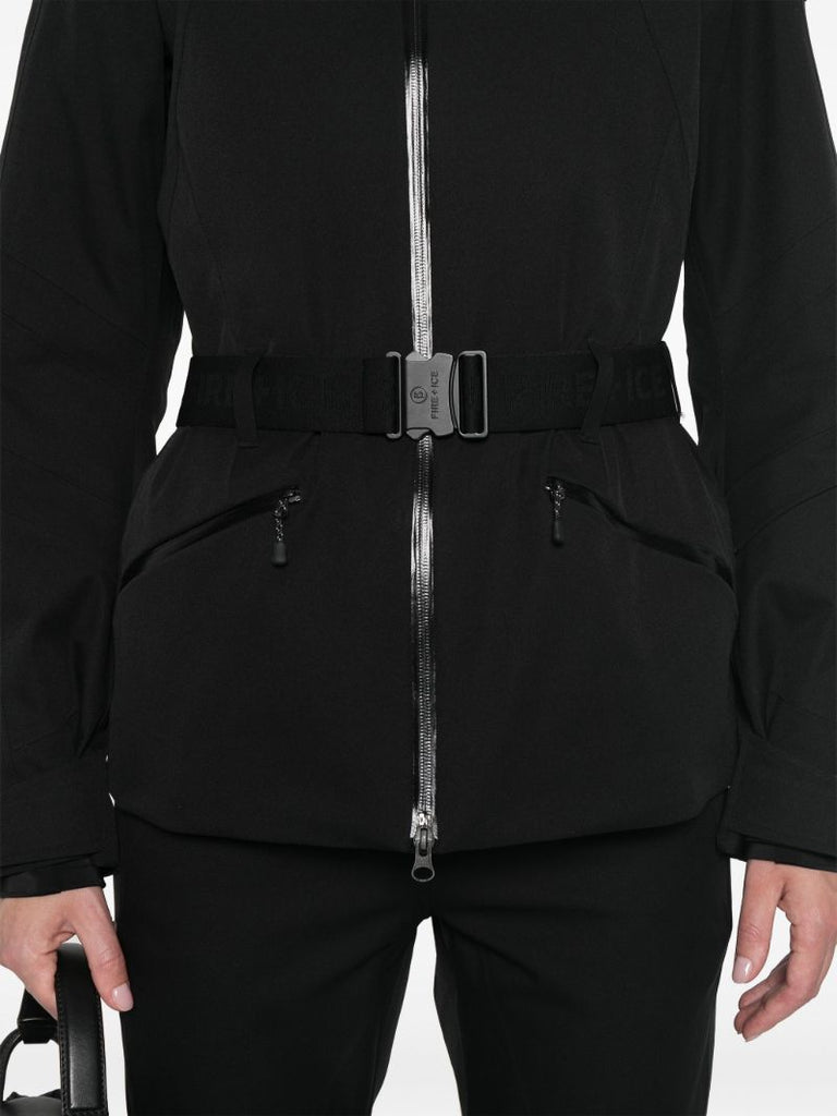 Belted Hooded Ski Jacket