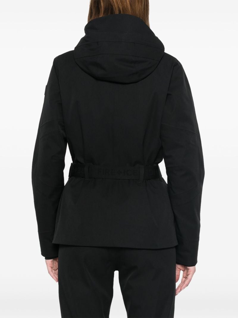 Belted Hooded Ski Jacket